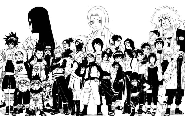 Персонажи из Наруто Манга