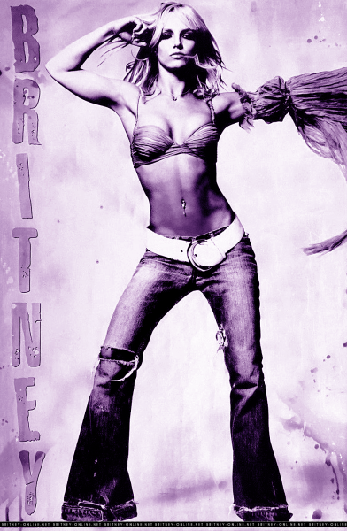 Бритни Спирс плакат 90-х