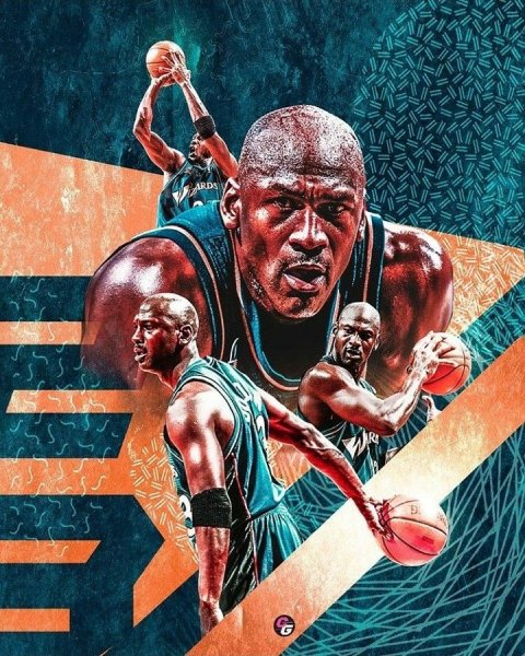 Майкл Джордан поп арт
