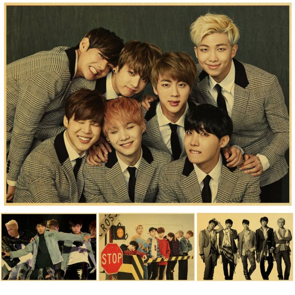 БТС плакаты с БТС