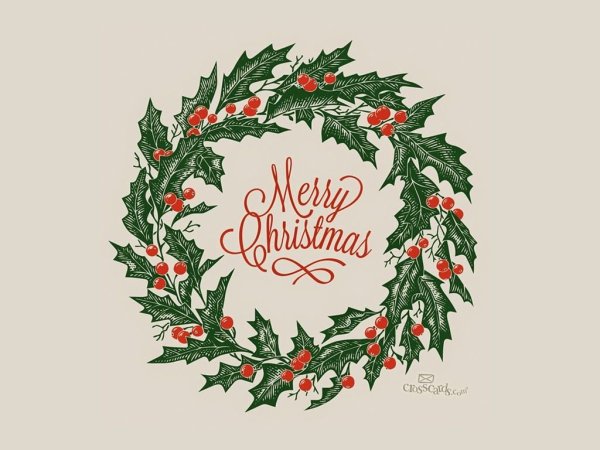 Стильные новогодние открытки