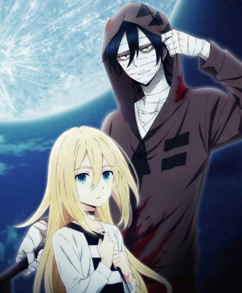 Ангел кровопролития аниме Постер