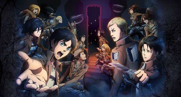 Атака титанов 1 сезон обложка