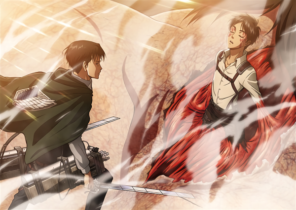 Атака титанов Постер Леви