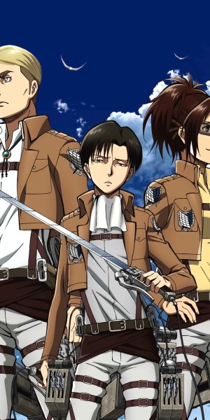 Леви Ханджи и Эрвин