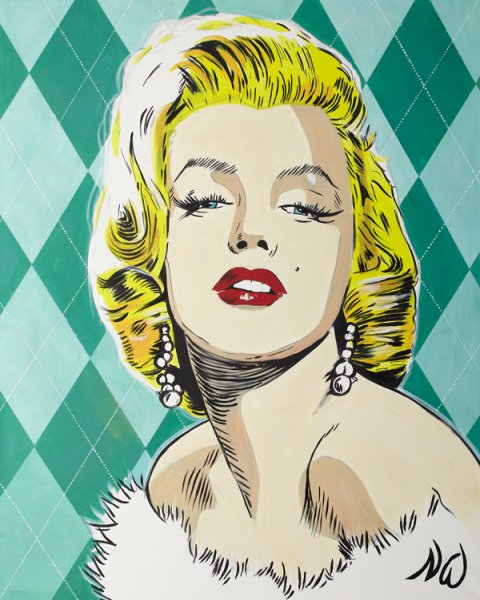 Постер Мэрилин Монро арт