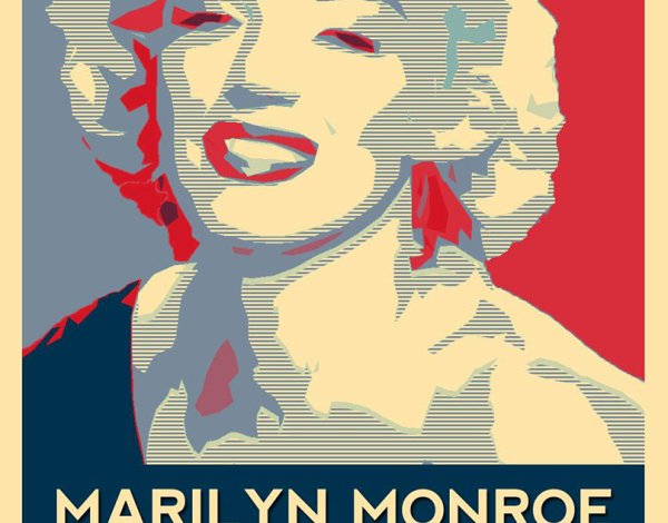 Мэрилин Монро плакат 50-е