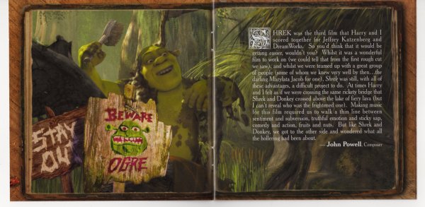 Шрек табличка на болоте