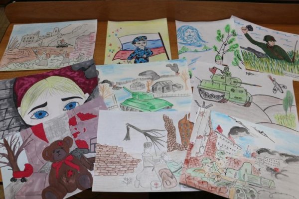 Рисунок к годовщине Сталинградской битвы