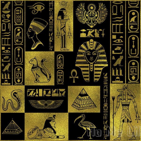 Анубис Египет паттерн письменность