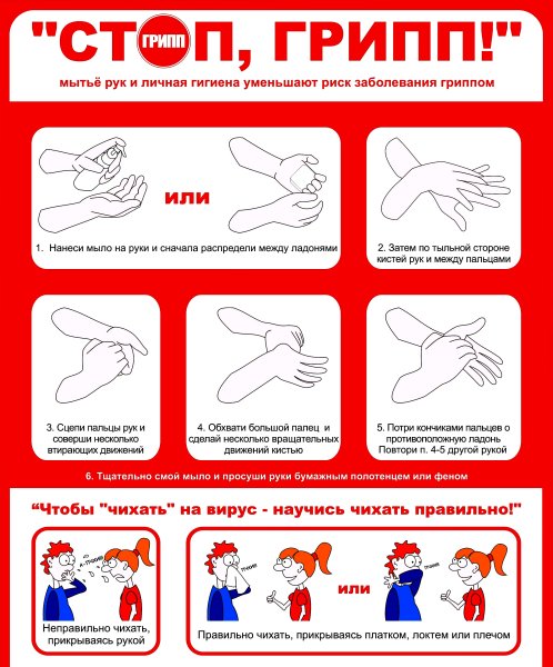 Грипп памятка