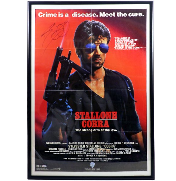 Сильвестр Сталлоне плакат Кобра
