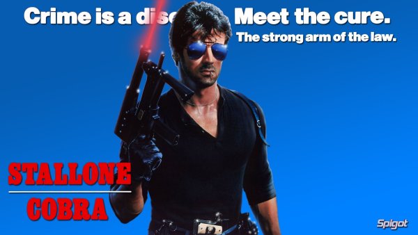 Сильвестр Сталлоне Кобра Постер