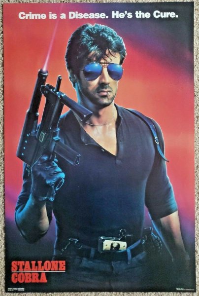 Плакат Кобра Сталлоне