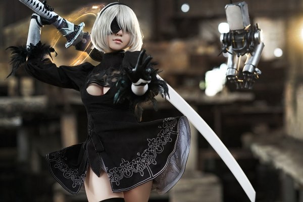 2b из NIER: Automata