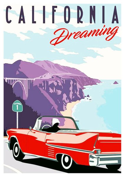 Ретро постеры вино