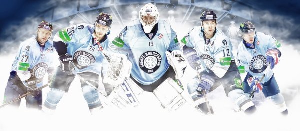 Значок хоккейного клуба Сибирь