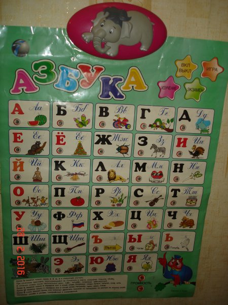 Азбука на стену говорящая