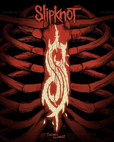 Слипкнот группа Постер