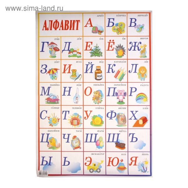 Алфавит плакат