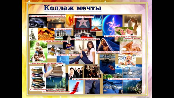 Коллаж мечты секторы