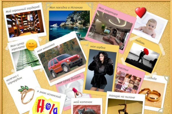 Доска визуализации желаний