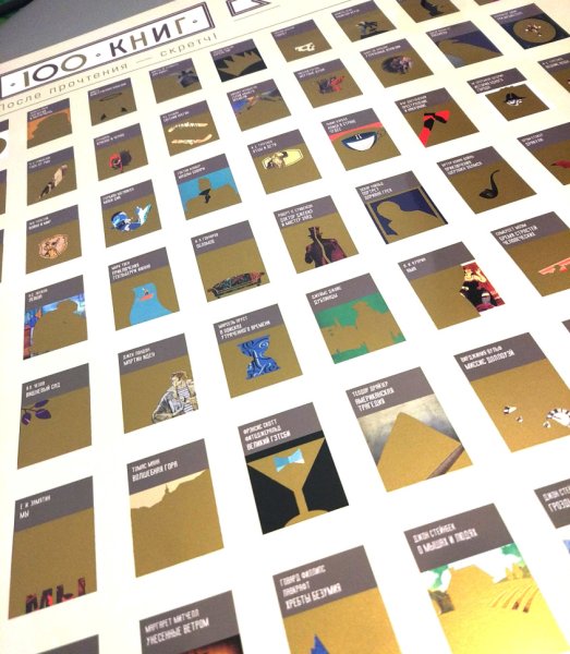 Скретч Постер книги