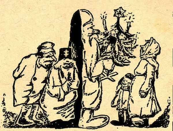 Рождество карикатура