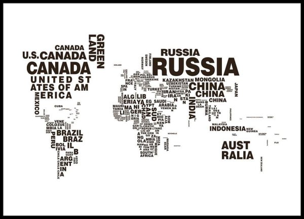 Постеры с надписями