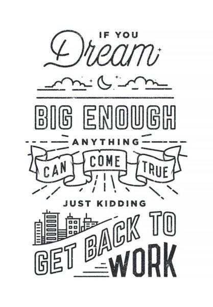 Постеры с надписями