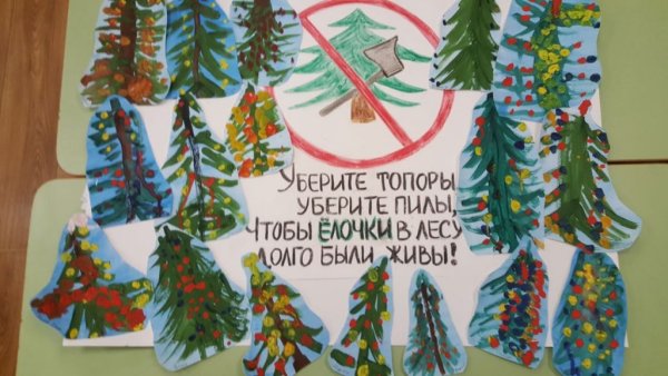 Акция елочка живи в детском саду в подготовительной группе