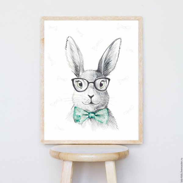 Заяц в скандинавском стиле