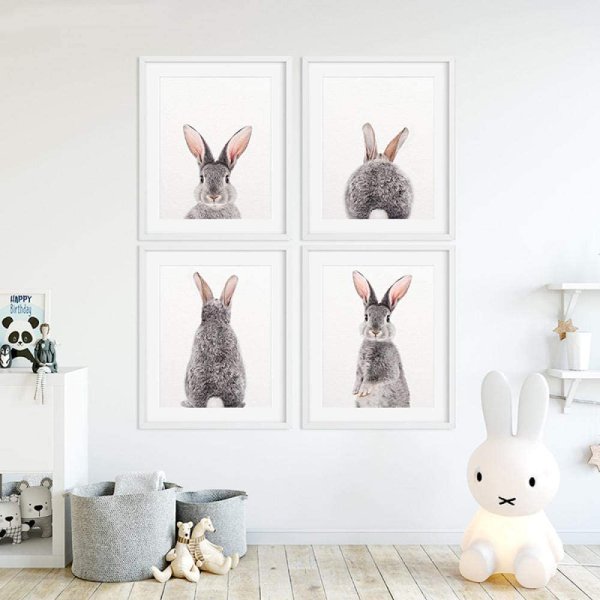 Кролик в интерьере