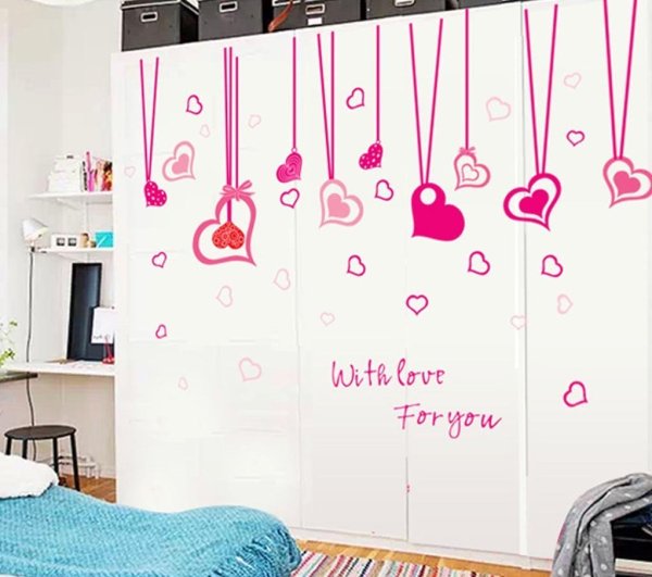 Картинка на стене ay Love you своими руками