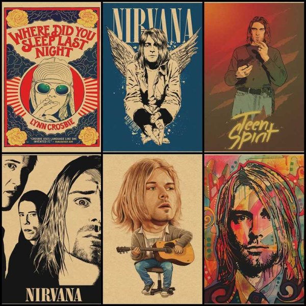 Группа Nirvana постеры