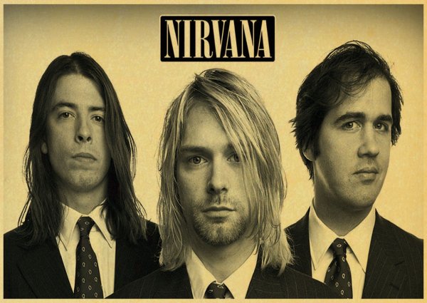 Постер группы Нирвана