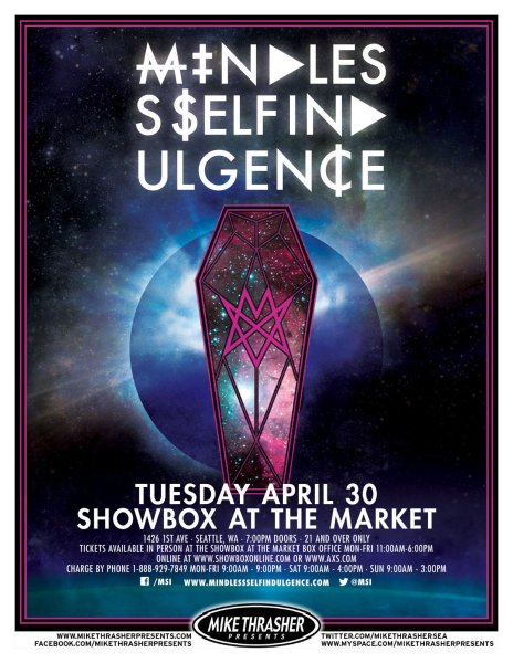 Плакат Mindless self Indulgence poster