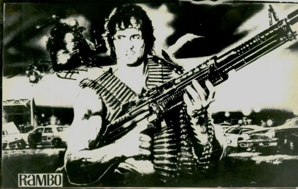 Плакаты героев боевиков 90-х