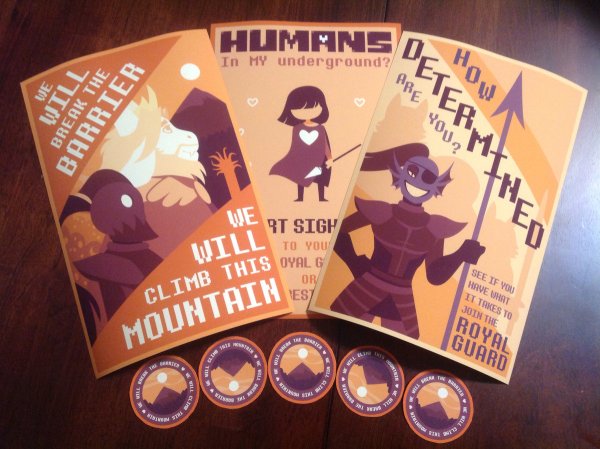 Постер Санса Undertale