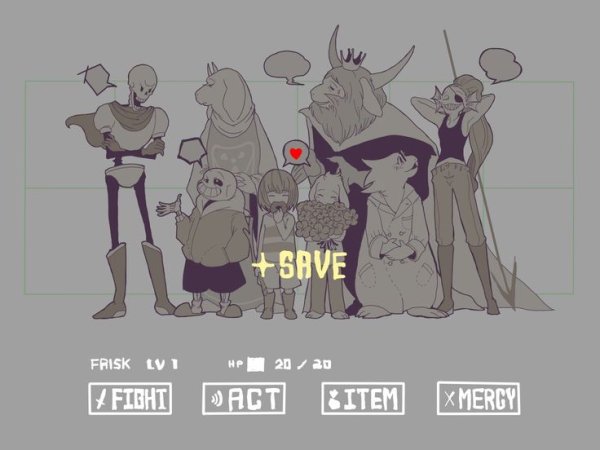 Постеры андертейл на стену