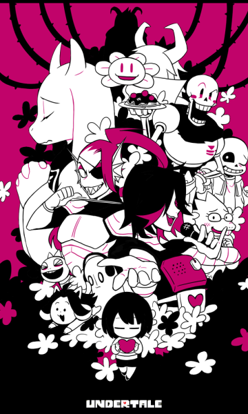 Андертейл арты Постер