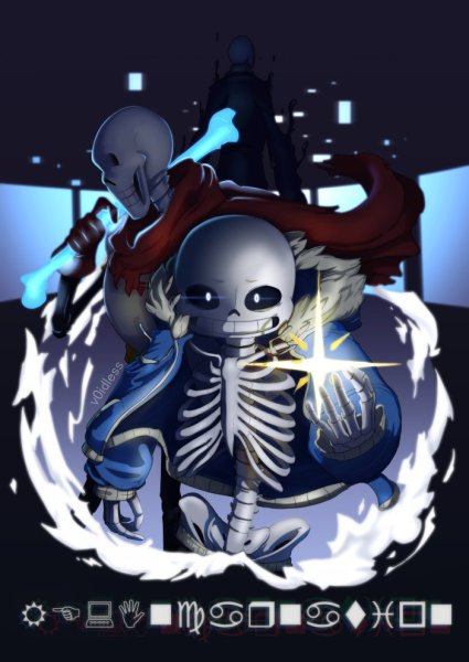 Персонажи из андертейл