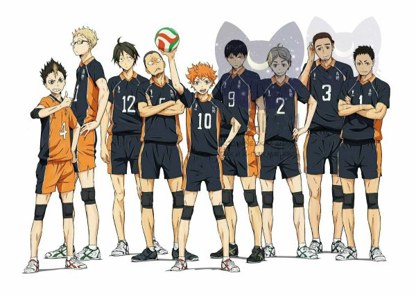 Haikyuu команда Карасуно