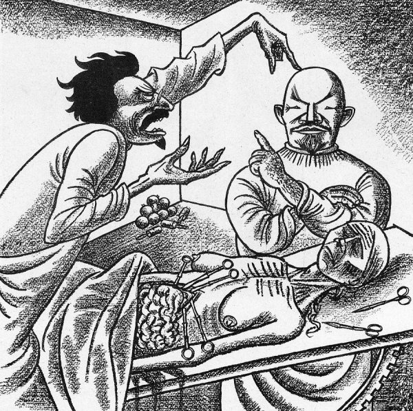 Плакаты гражданской Ленин Троцкий