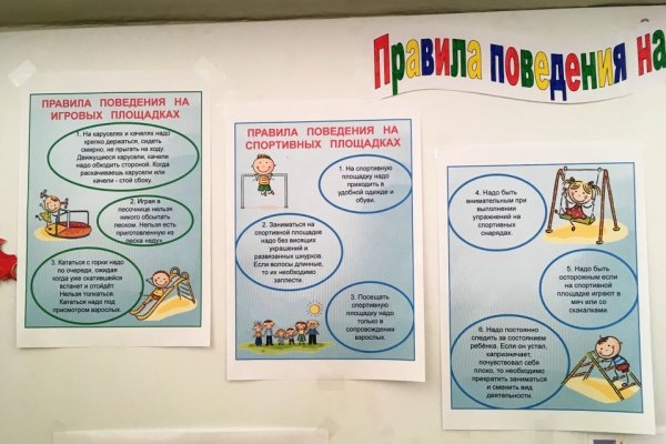 Правила поведения на детской площадке