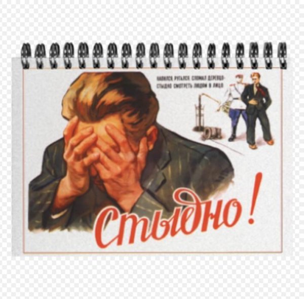 Стыдно плакат СССР
