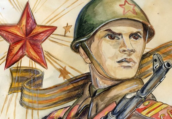 Рисунок ко Дню защитника Отечества