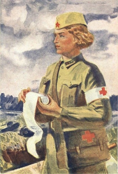 Военная медсестра Великой Отечественной войны