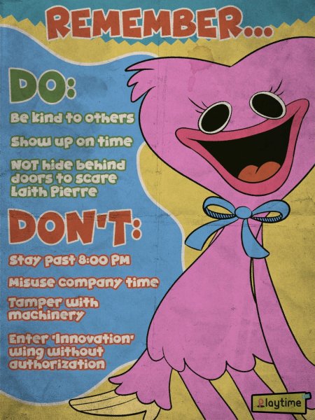 Плакаты из Poppy Playtime