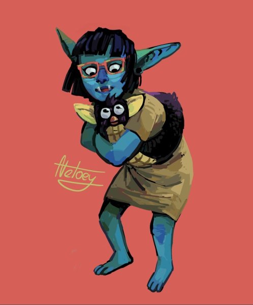 Скетчи фэнтези существа